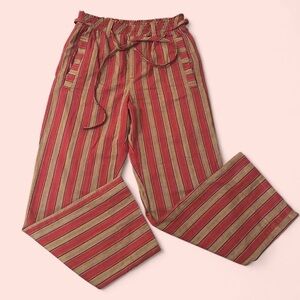 NWOT Free People Drawstring Striped Pants